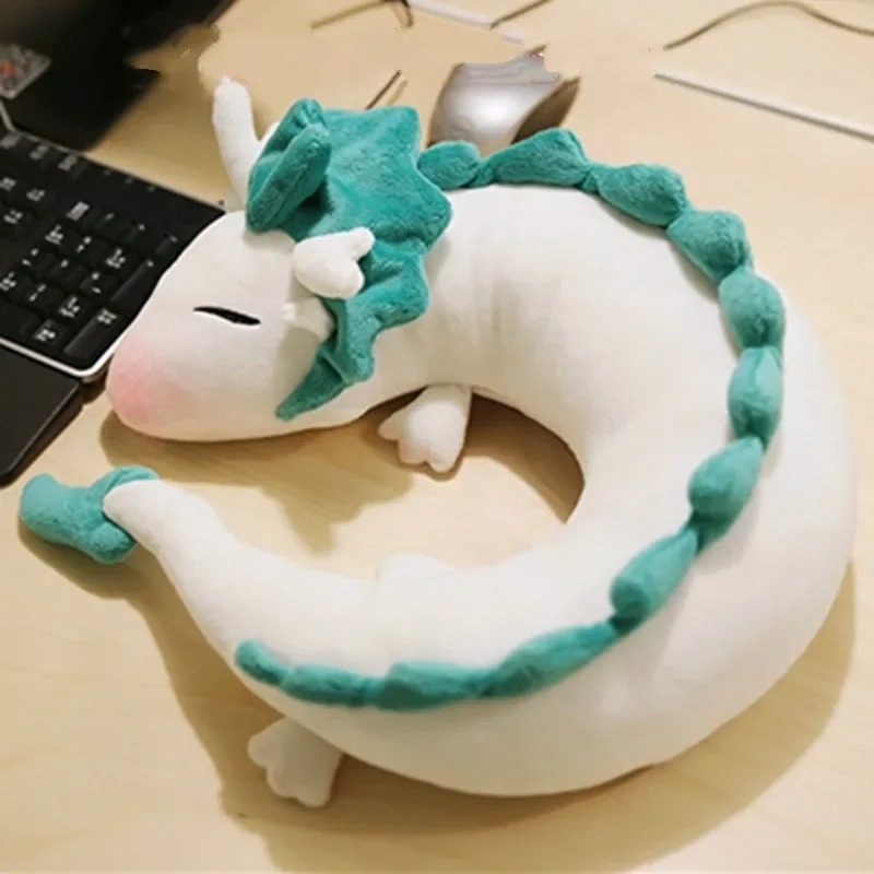 Studio Ghibli Spirited Away Haku Neck Pillow Plush