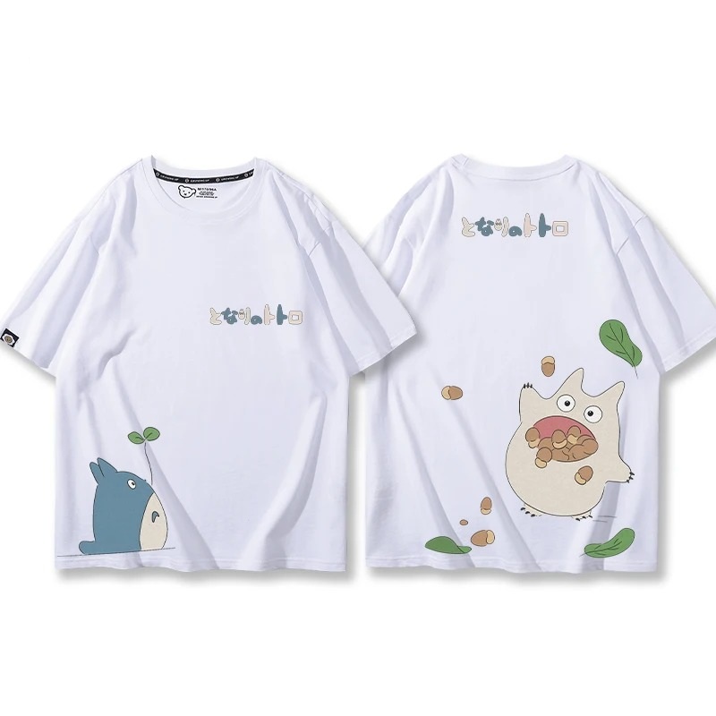 Cute Totoro Oversized Couple Shirt - Image 5