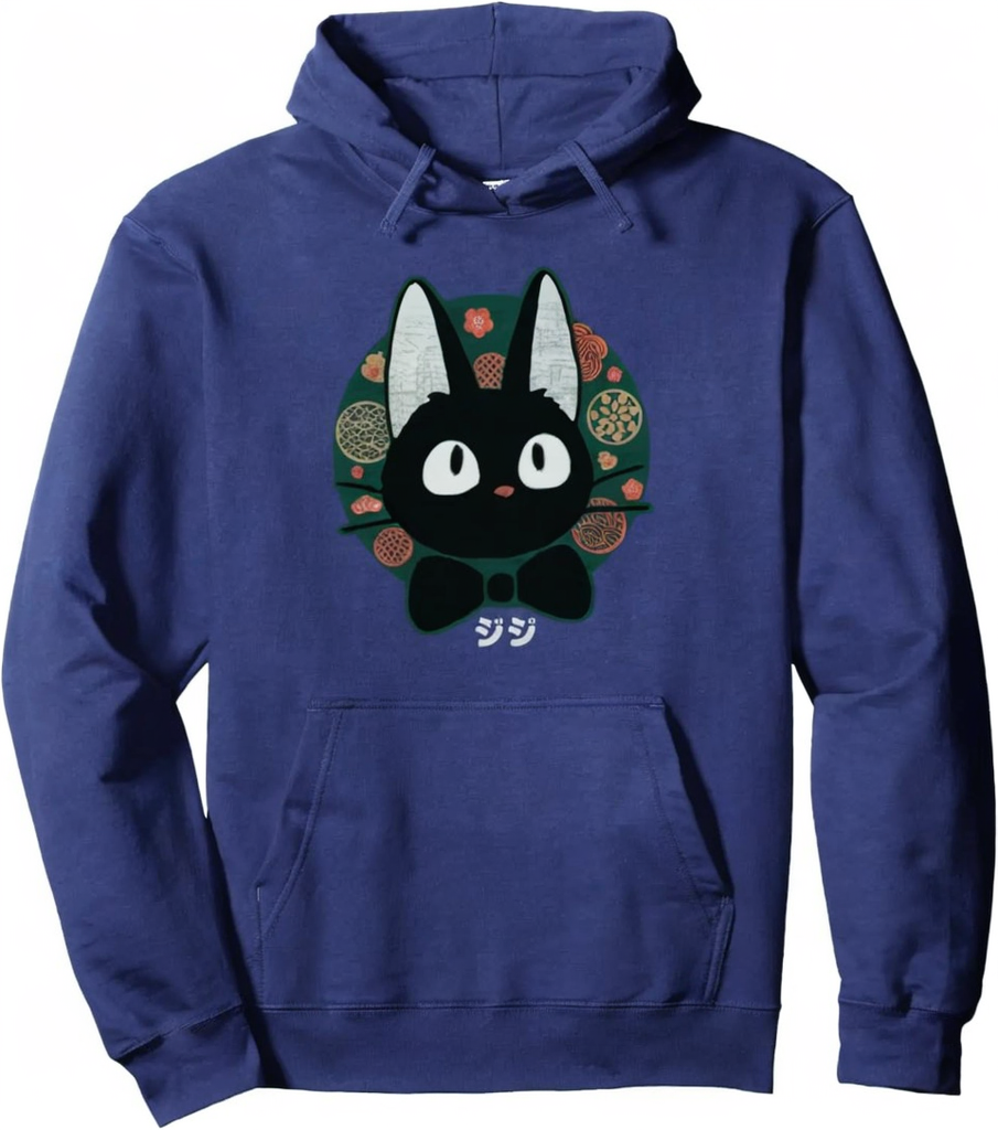 Studio Ghibli Jiji Anime Cat Hoodie - Image 2