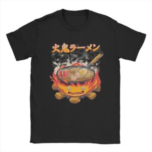 Studio Ghibli Calcifer Cooking Anime Shirt