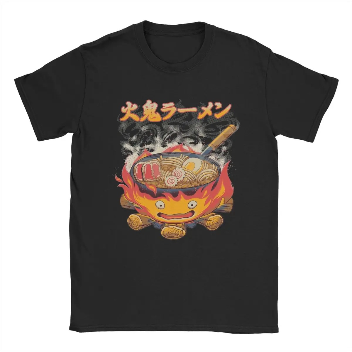 Studio Ghibli Calcifer Cooking Anime Shirt